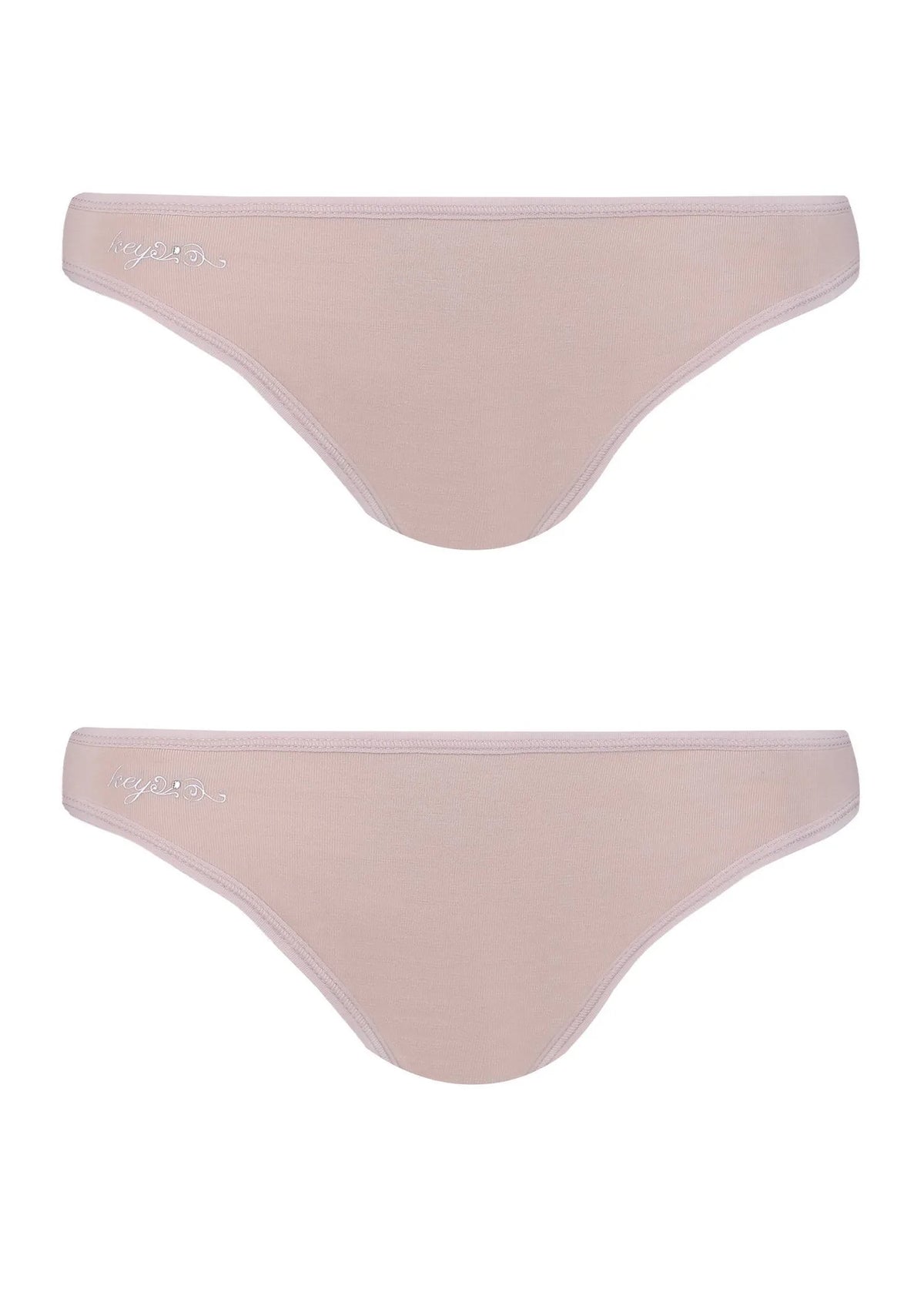 Key LPR 010 figi bikini z niskim stanem beżowe, 2 pak