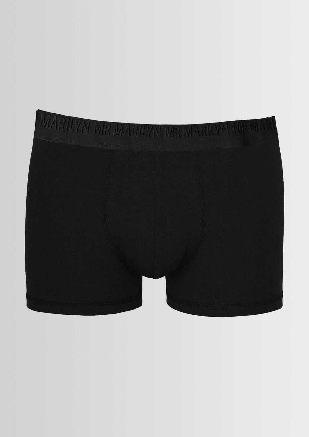 Bokserki męskie Marilyn Boxers Pro, z modalu i bawełny, czarne