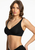 Julimex Jelly Bra Basic biustonosz czarny bezszwowy, żelowe strefy 3D