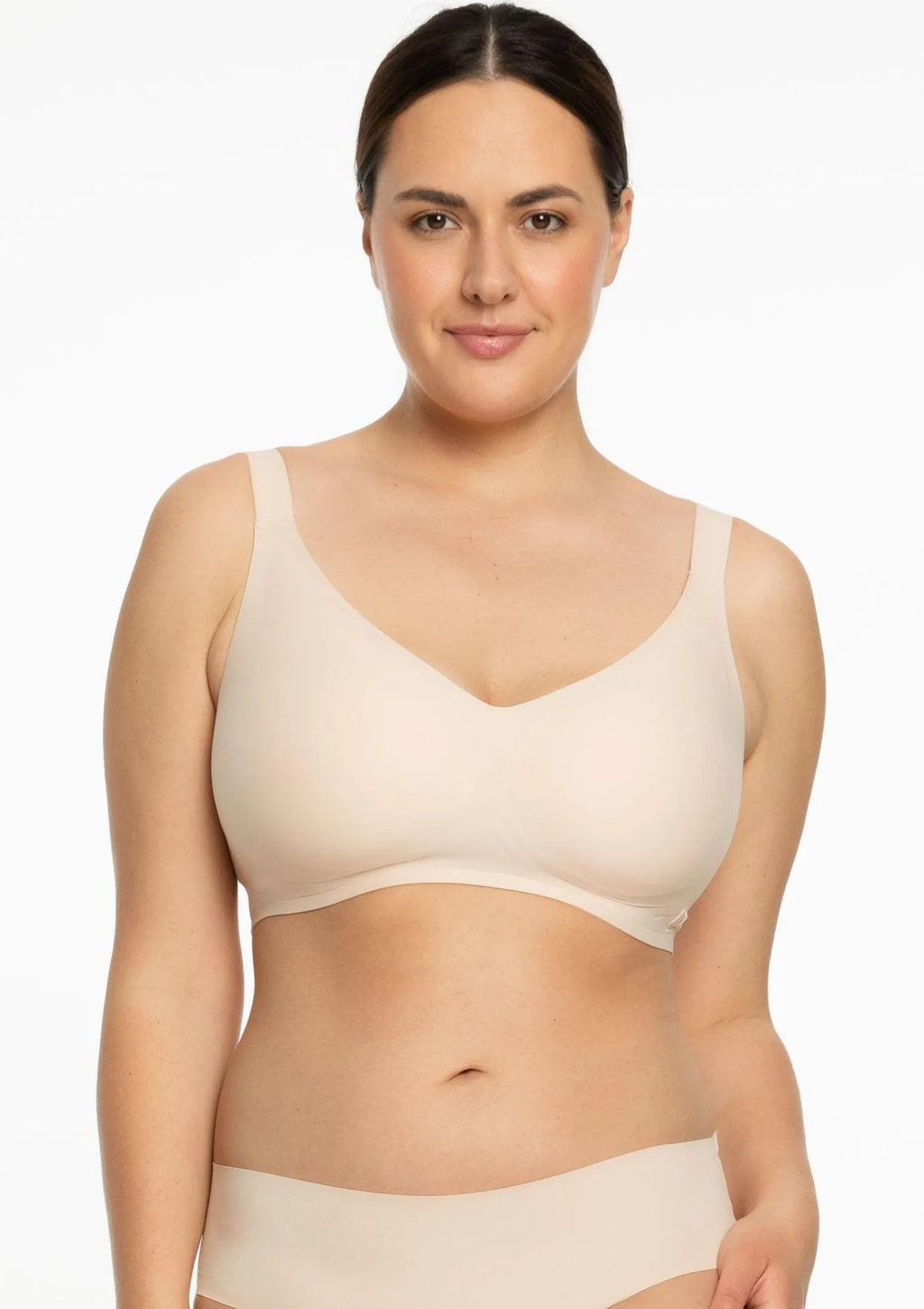 Julimex Jelly Bra Comfort biustonosz beż szerokie boki, żel 3D