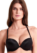 Balkonetka super push-up Lormar 023L czarny z fiszbinami