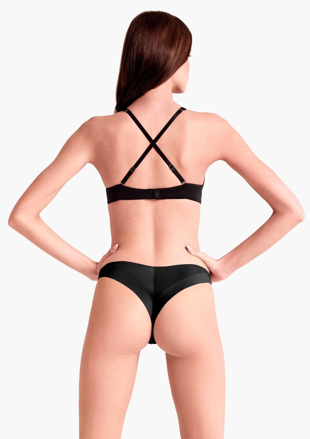 Balkonetka super push-up Lormar 023L czarny z fiszbinami