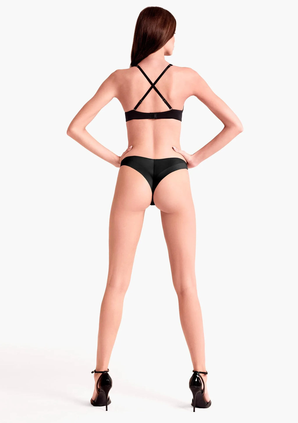 Balkonetka super push-up Lormar 023L czarny z fiszbinami