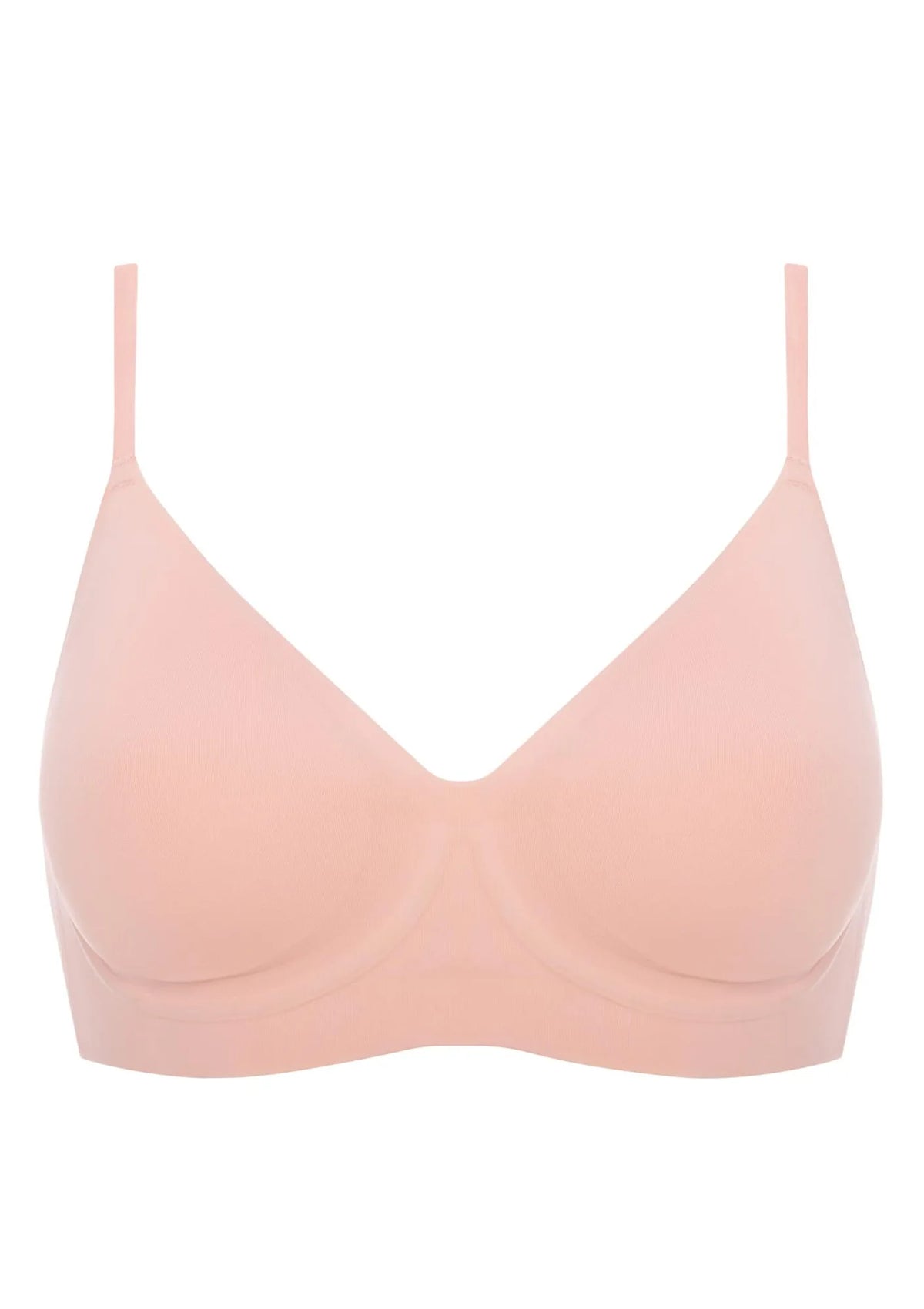 Julimex Simple T-Shirt Bra biustonosz różowy z elastyczną fiszbiną