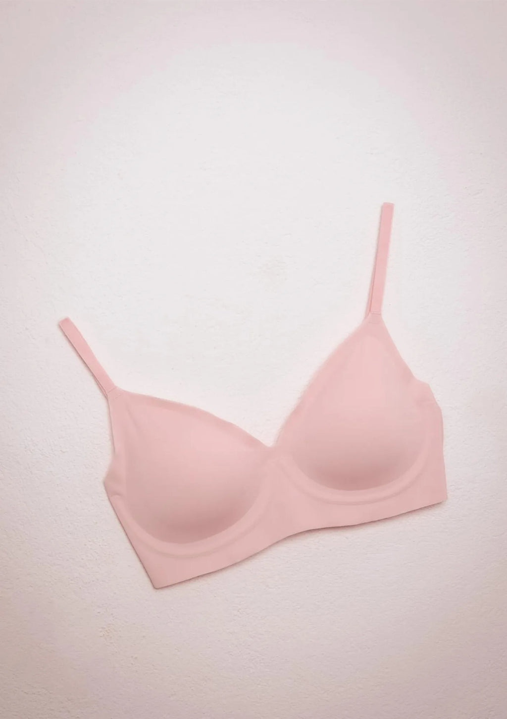 Julimex Simple T-Shirt Bra biustonosz różowy z elastyczną fiszbiną