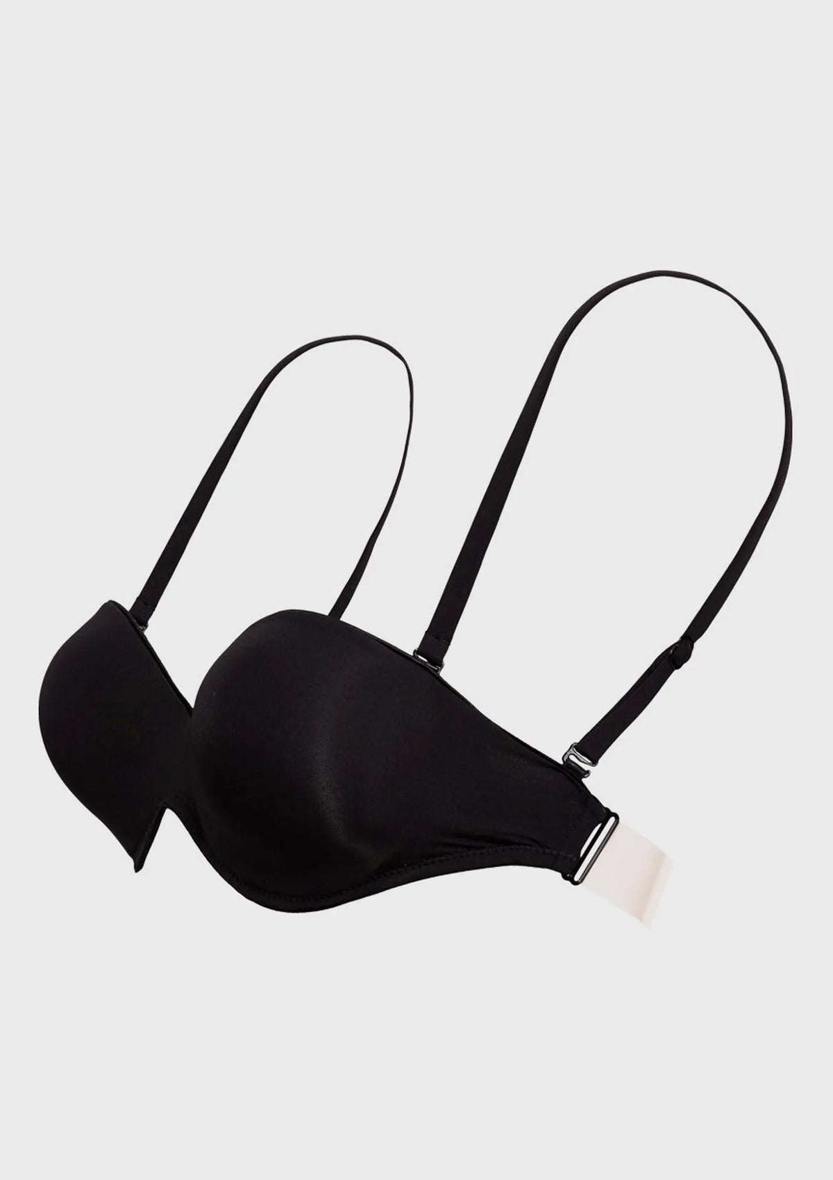 Sielei Fantastic Nero 1570 biustonosz bandeau z silikonowym tyłem