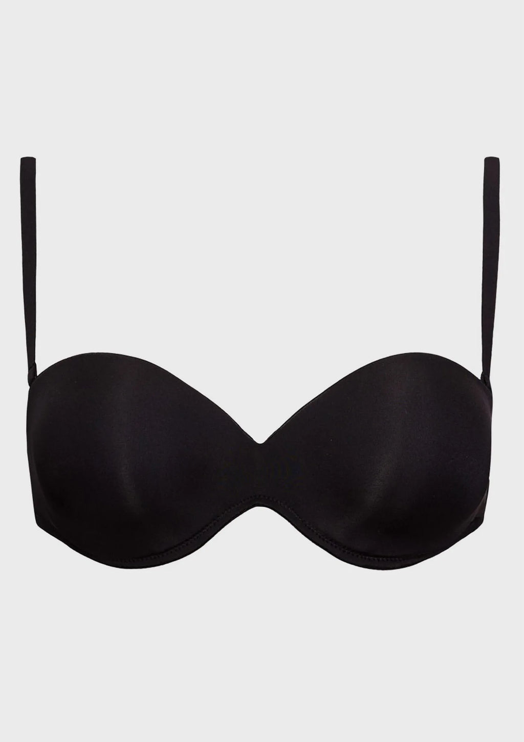 Sielei Fantastic Nero 1570 biustonosz bandeau z silikonowym tyłem