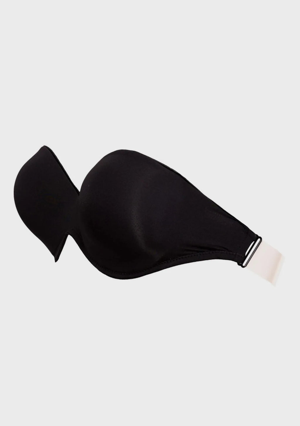 Sielei Fantastic Nero 1570 biustonosz bandeau z silikonowym tyłem