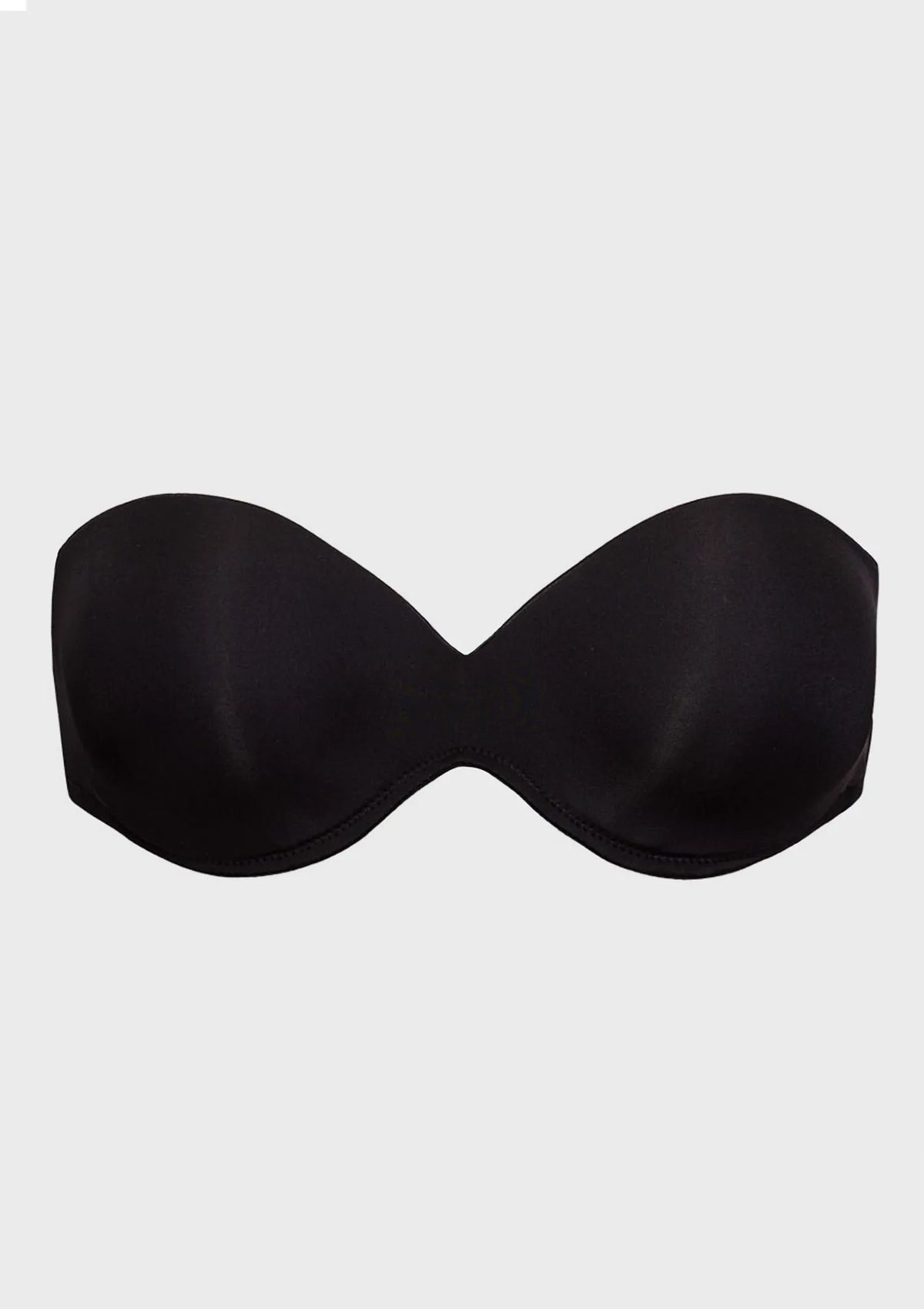 Sielei Fantastic Nero 1570 biustonosz bandeau z silikonowym tyłem