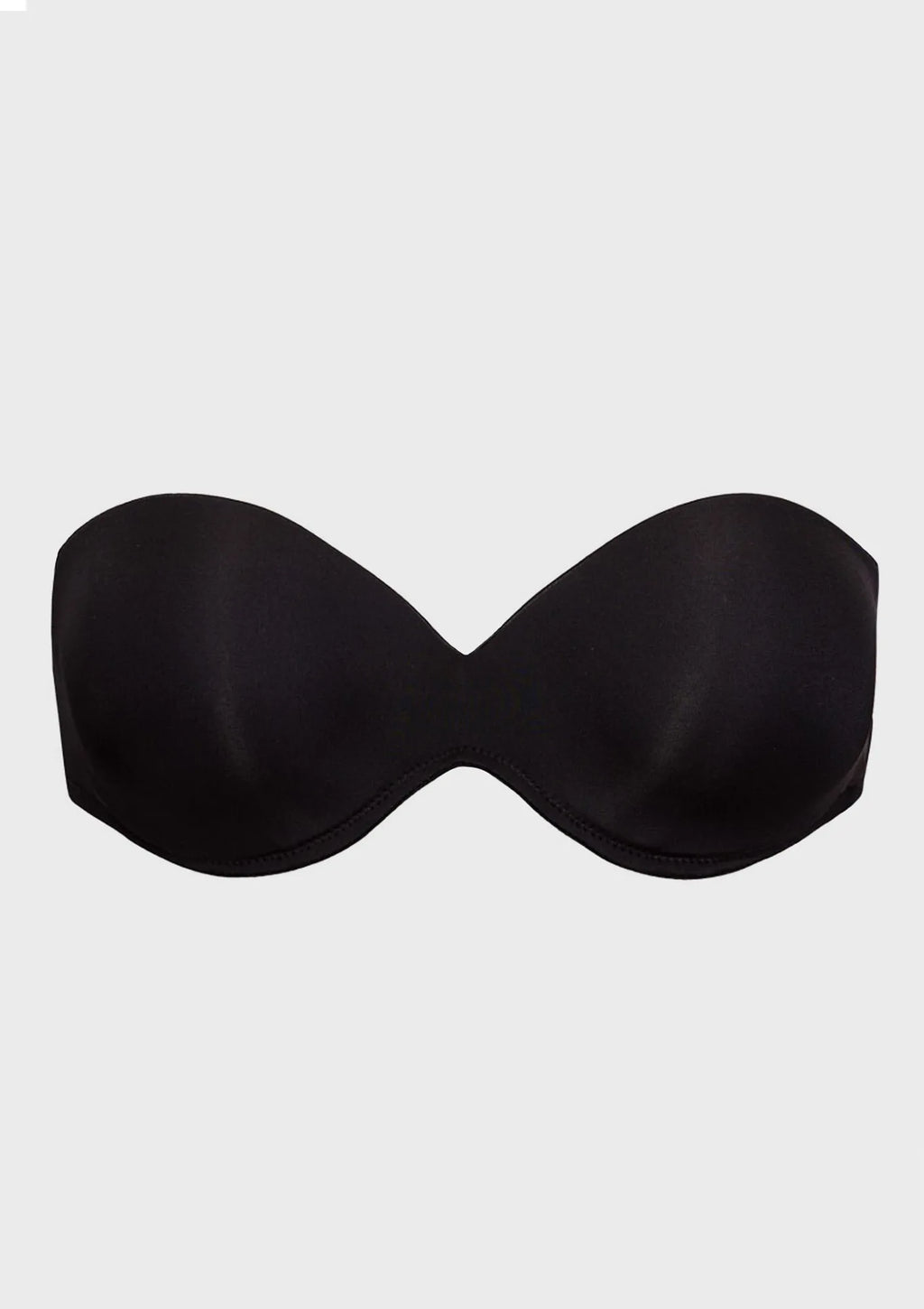 Sielei Fantastic Nero 1570 biustonosz bandeau z silikonowym tyłem