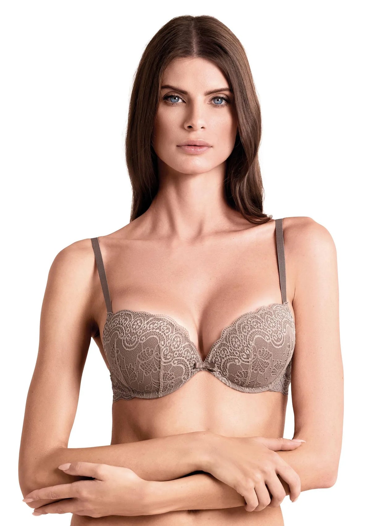 Lormar Duble Pizzo 032L koronkowy super push-up, +2 rozmiary