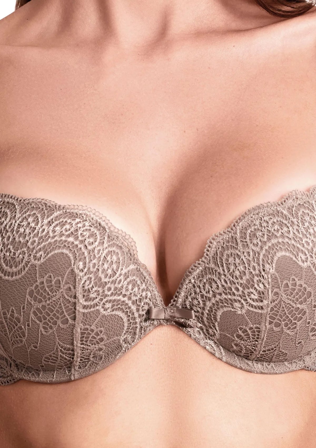 Lormar Duble Pizzo 032L koronkowy super push-up, +2 rozmiary