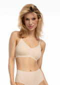 Julimex Infinity Soft Bra bezszwowy biustonosz beżowy bez fiszbin