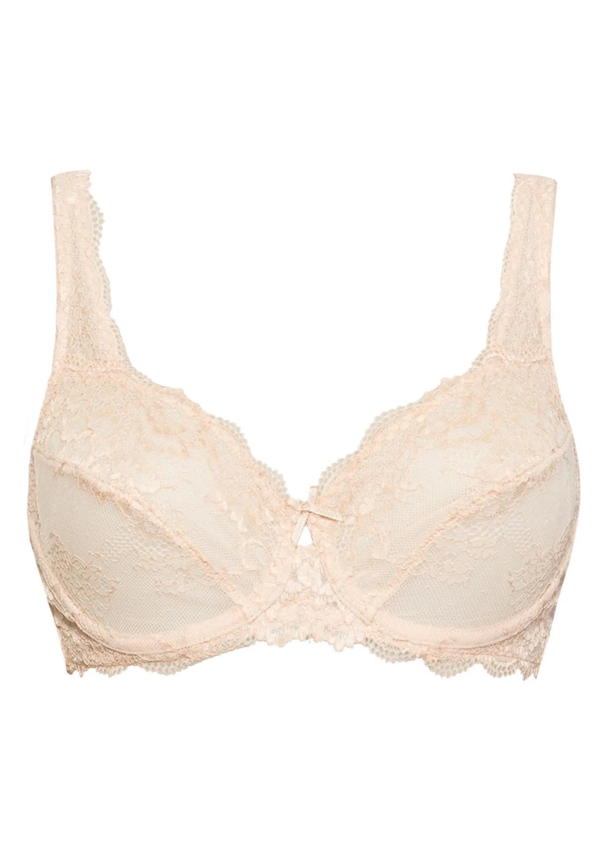 Sielei Wonder Lace 2442 miękki biustonosz koronkowy beżowej