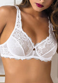 Sielei Wonder Lace 2442 miękki biustonosz koronkowy białej