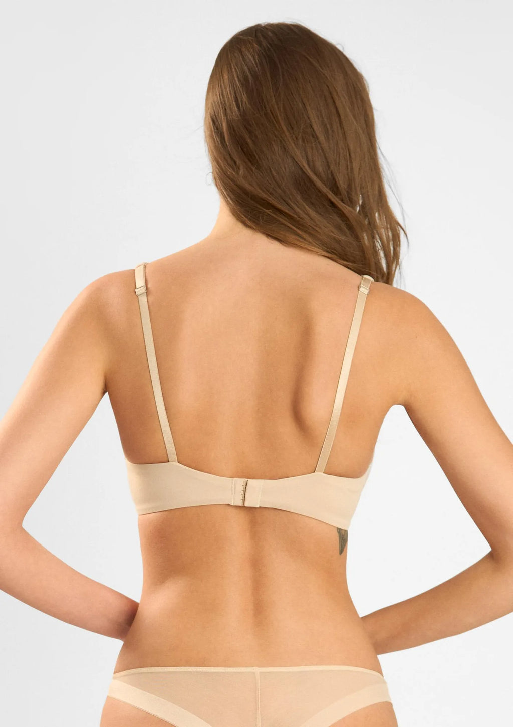 Lormar Mousse 1192 biustonosz beżowej miękki z mikrofibry
