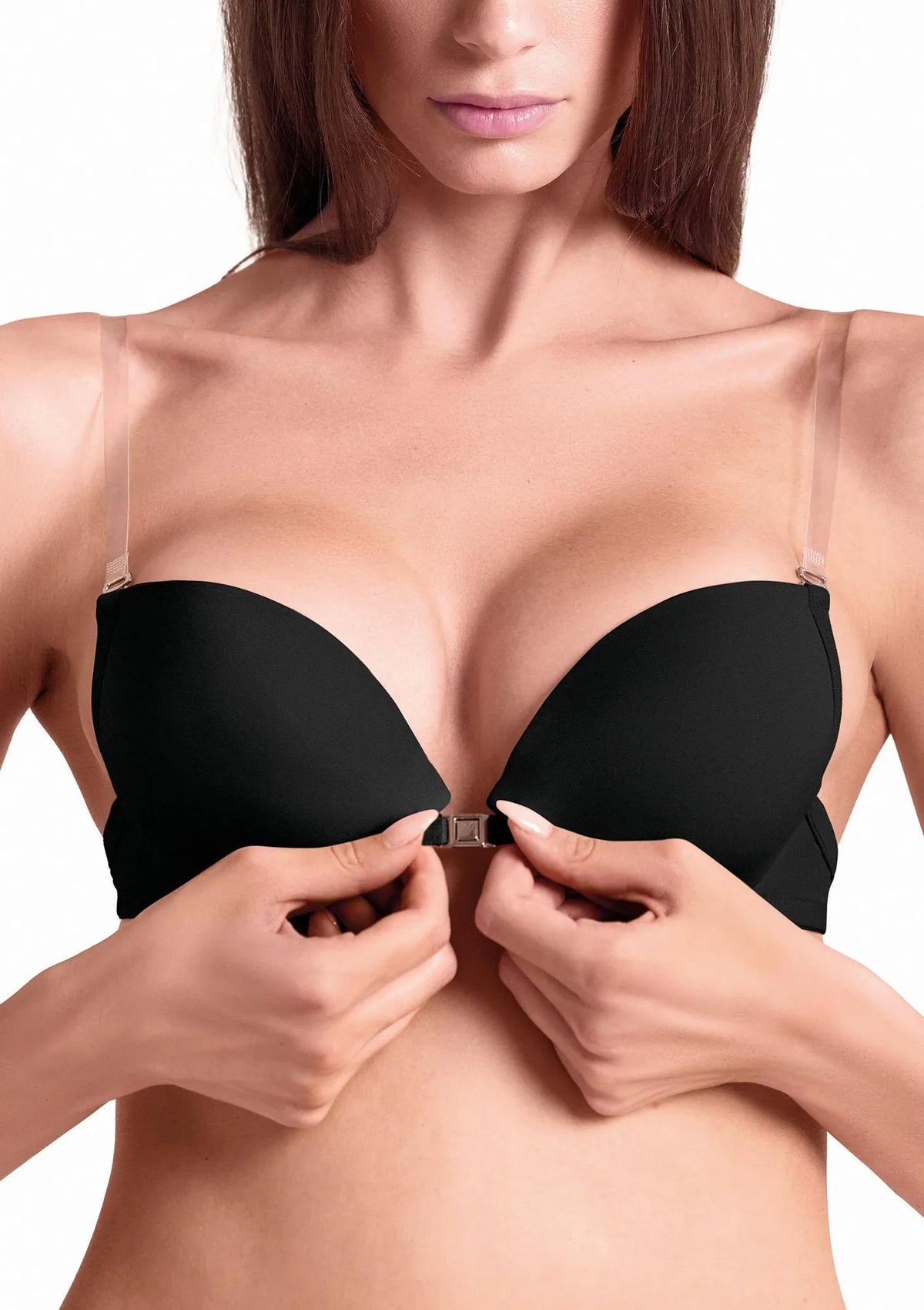 Lormar Joker 021L biustonosz push-up 18 sposobów noszenia czarny