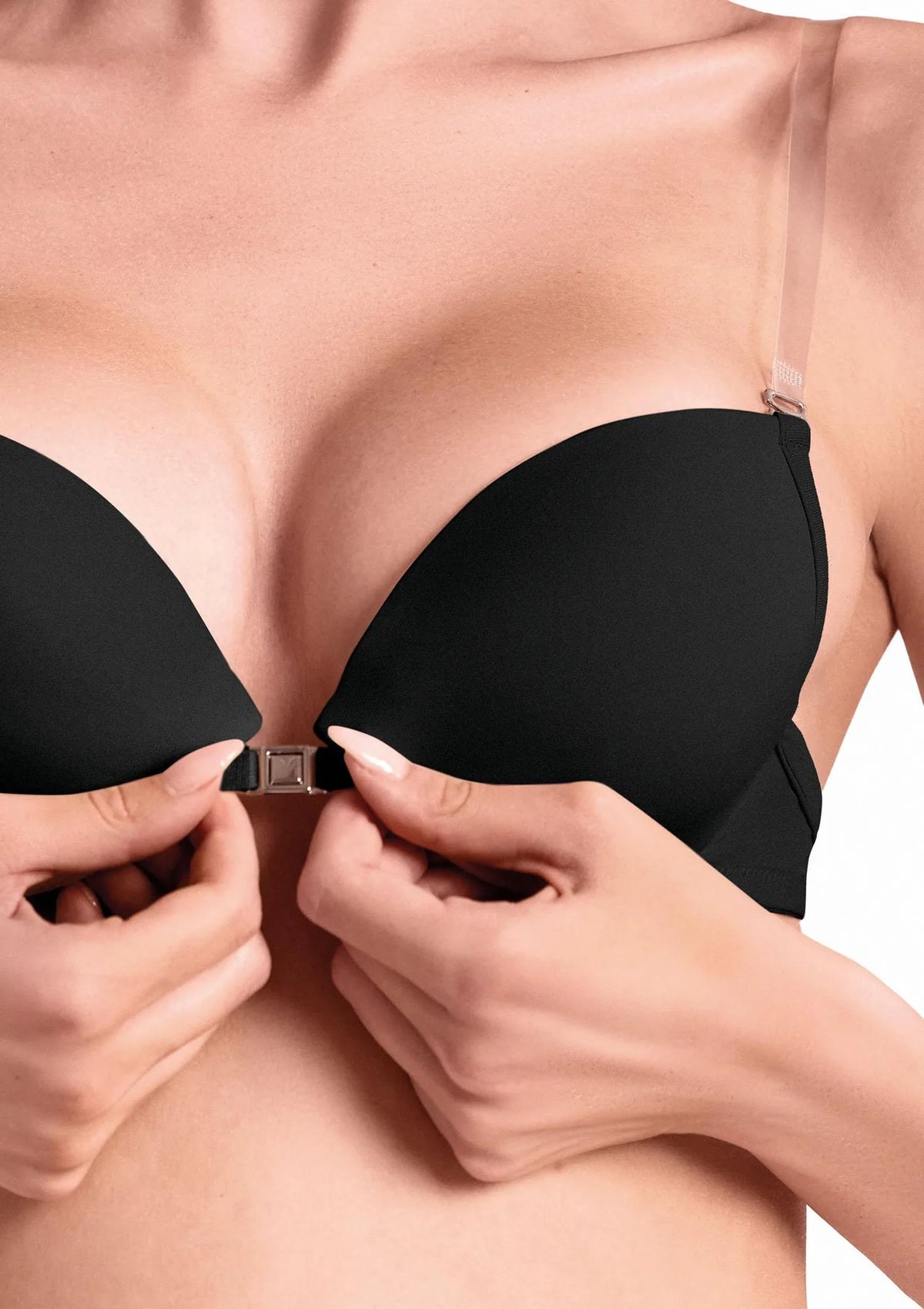 Lormar Joker 021L biustonosz push-up 18 sposobów noszenia czarny