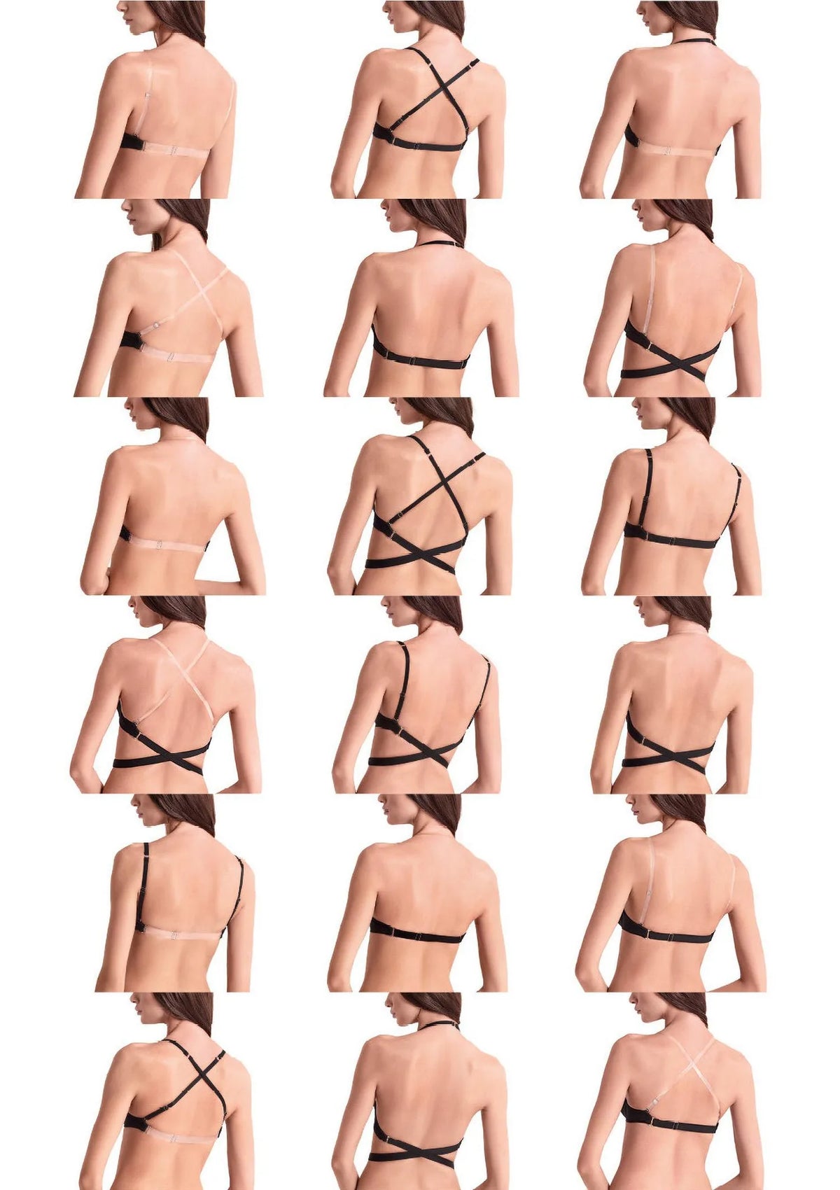 Lormar Joker 021L biustonosz push-up 18 sposobów noszenia biały