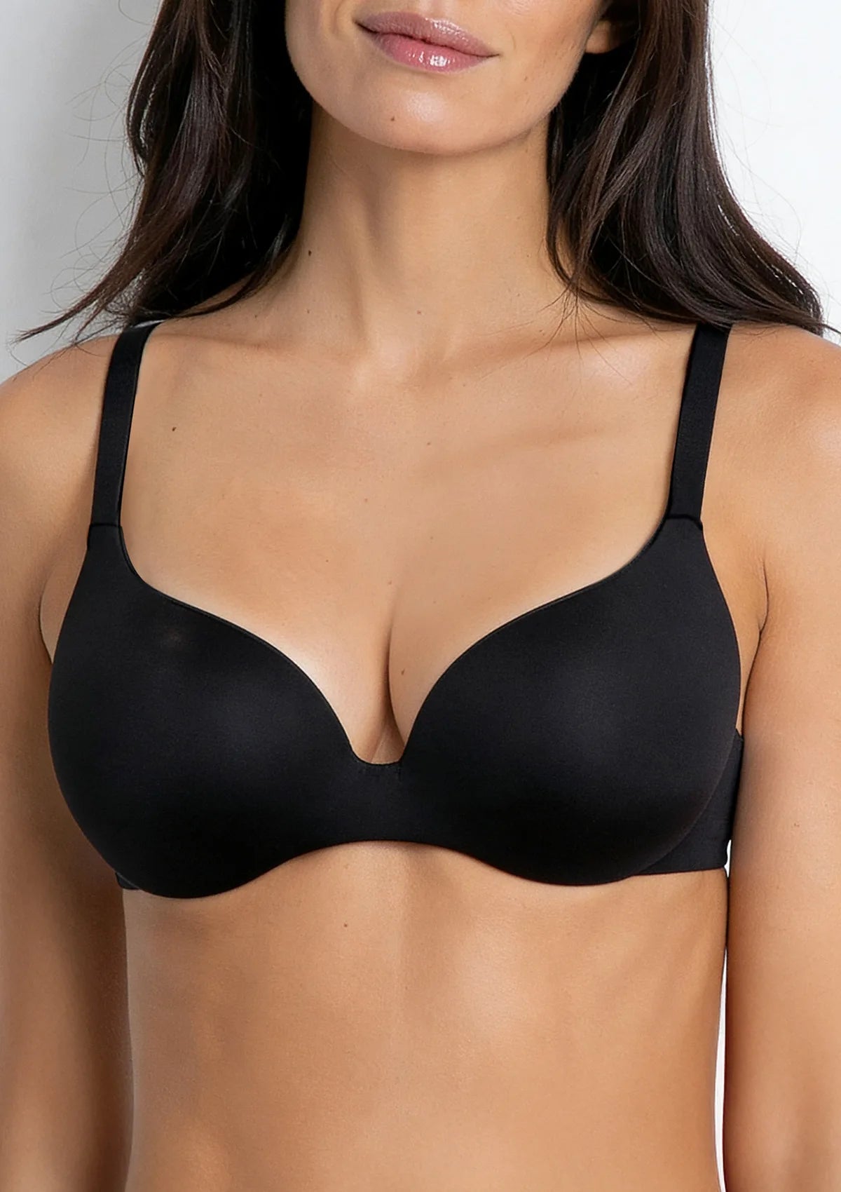 Sielei Fantastic 1368 biustonosz push-up gładki czarny