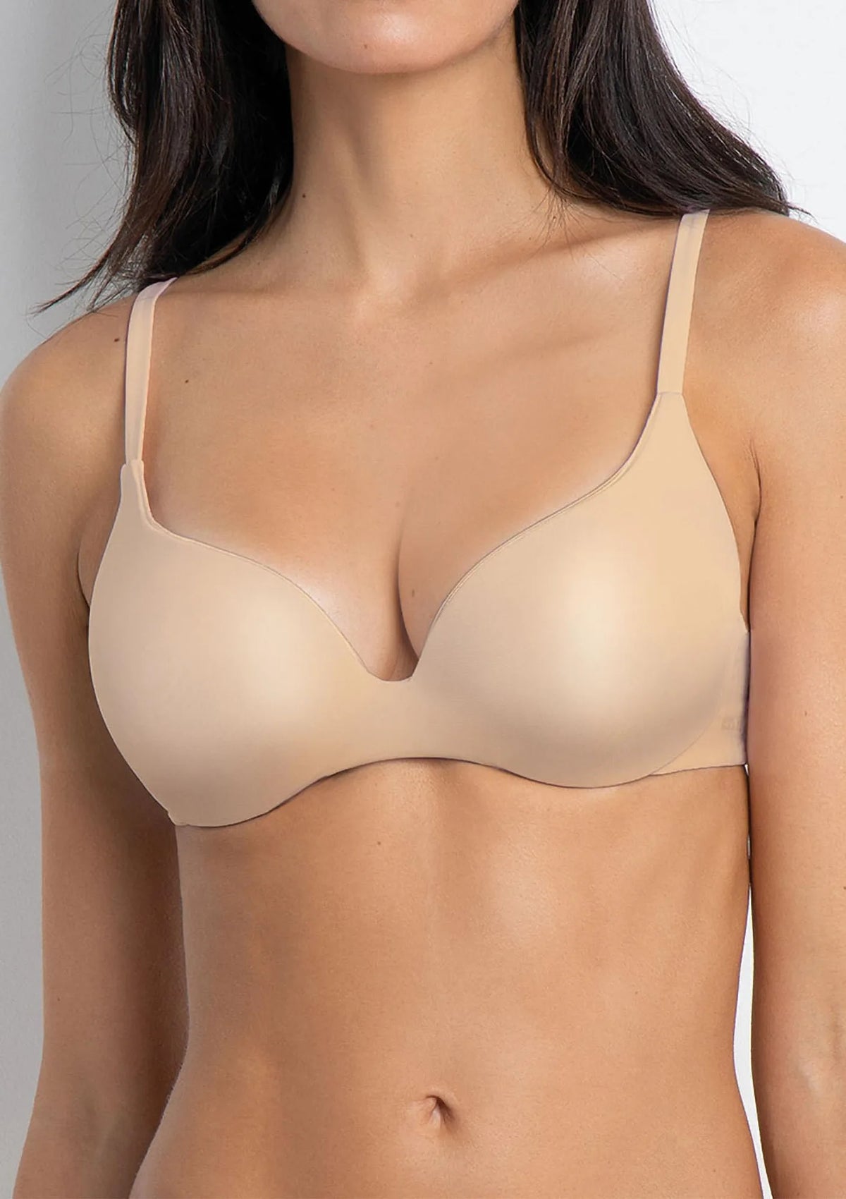 Sielei Fantastic 1368 biustonosz push-up gładki beżowy
