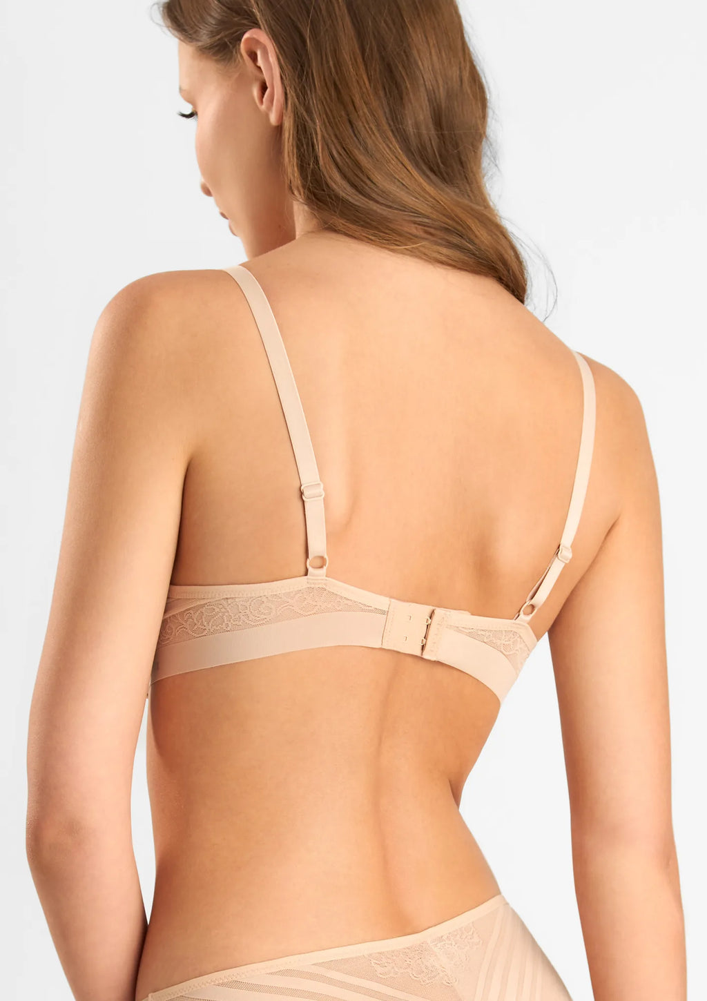 Biustonosz 2504 Sielei beżowy – push-up z żelowym wypełnieniem