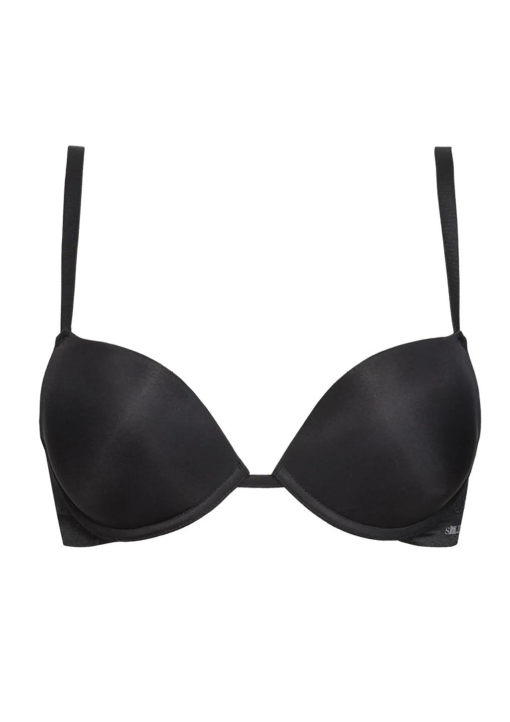 Biustonosz 2504 Sielei czarny – push-up z żelowym wypełnieniem