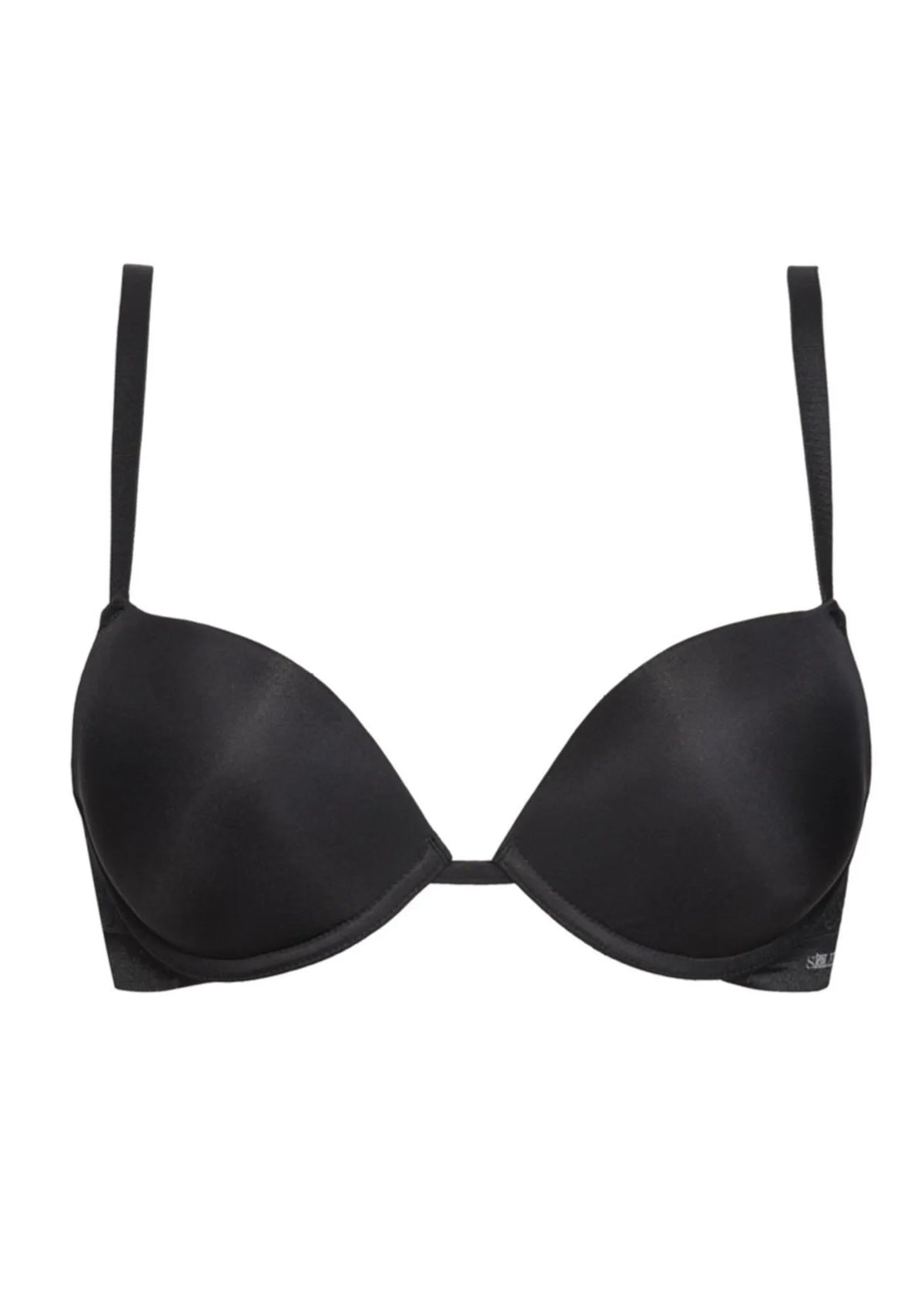 Biustonosz 2504 Sielei czarny – push-up z żelowym wypełnieniem