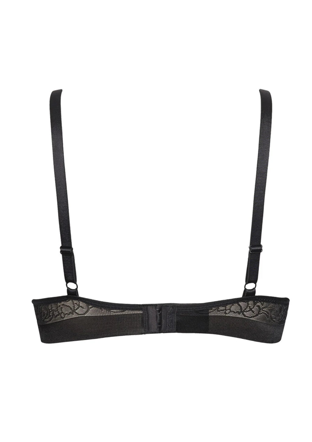 Biustonosz 2504 Sielei czarny – push-up z żelowym wypełnieniem