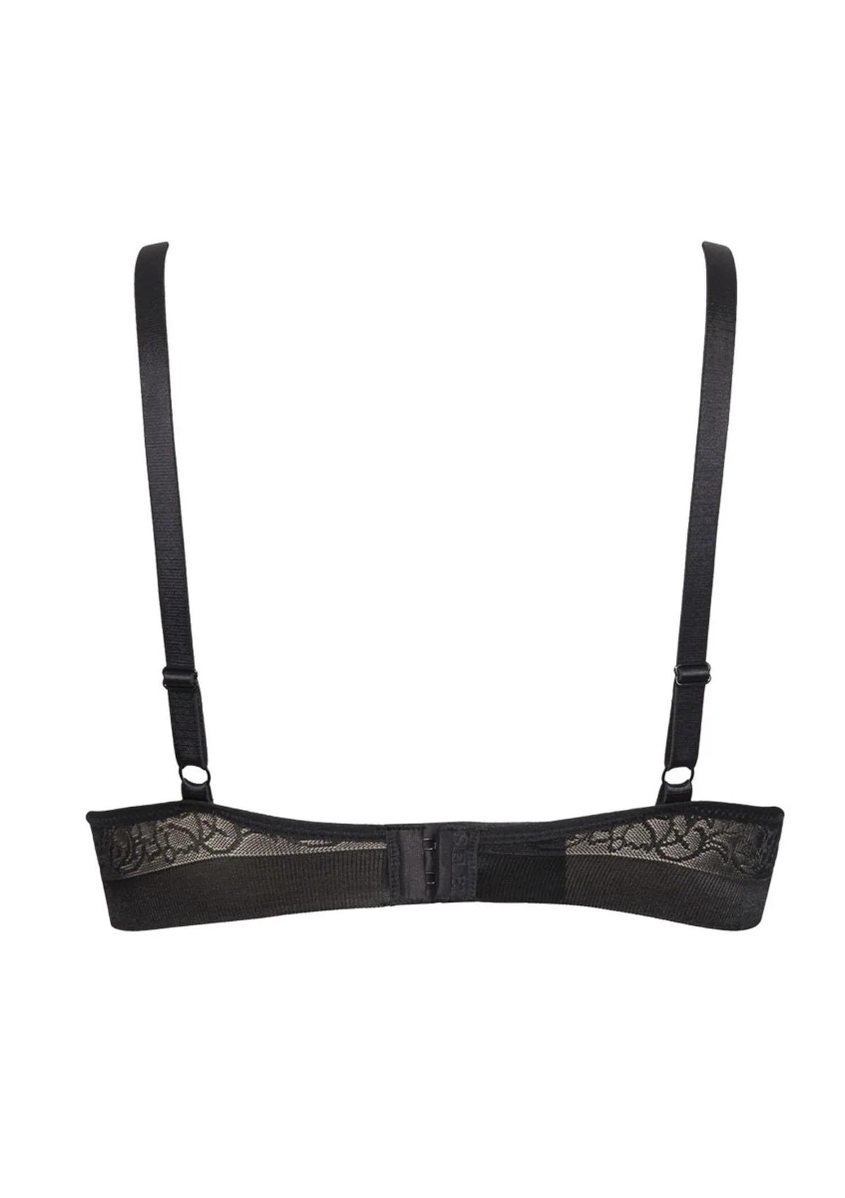 Biustonosz 2504 Sielei czarny – push-up z żelowym wypełnieniem