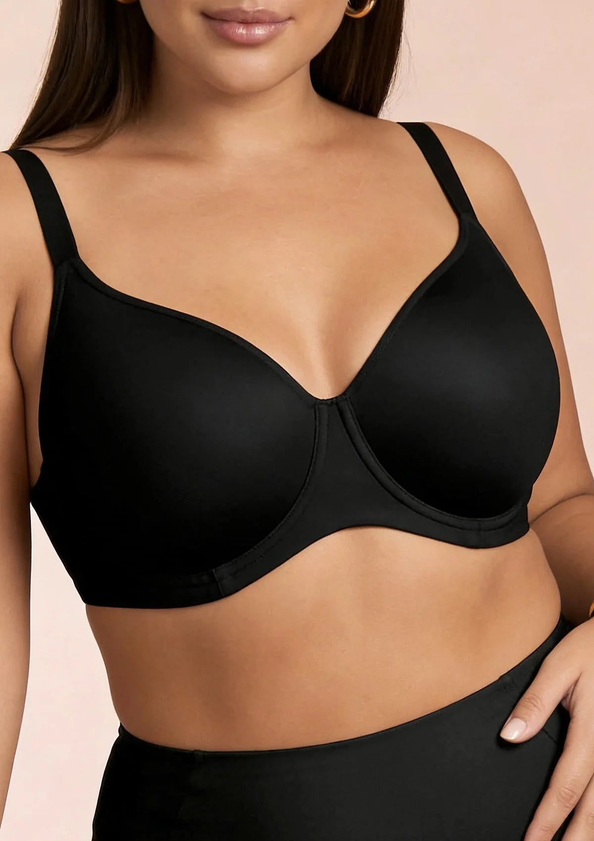 Lormar Diva 450L biustonosz spacer z fiszbinami, gładki obwód