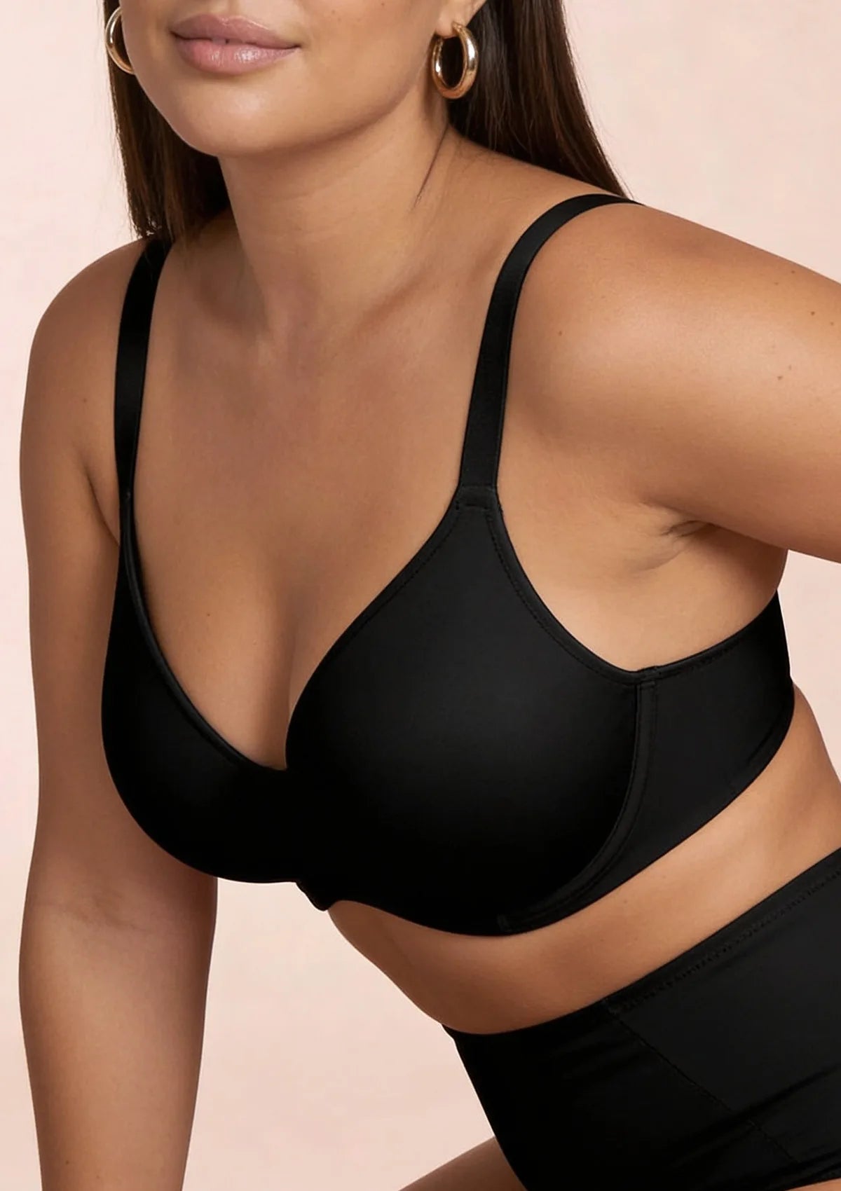 Lormar Diva 450L biustonosz spacer z fiszbinami, gładki obwód