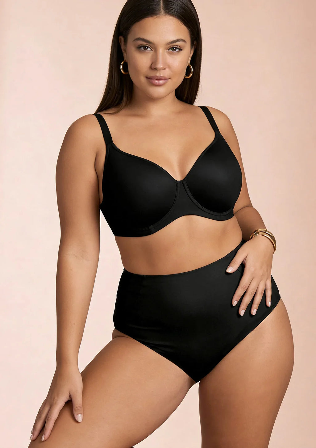 Lormar Diva 450L biustonosz spacer z fiszbinami, gładki obwód