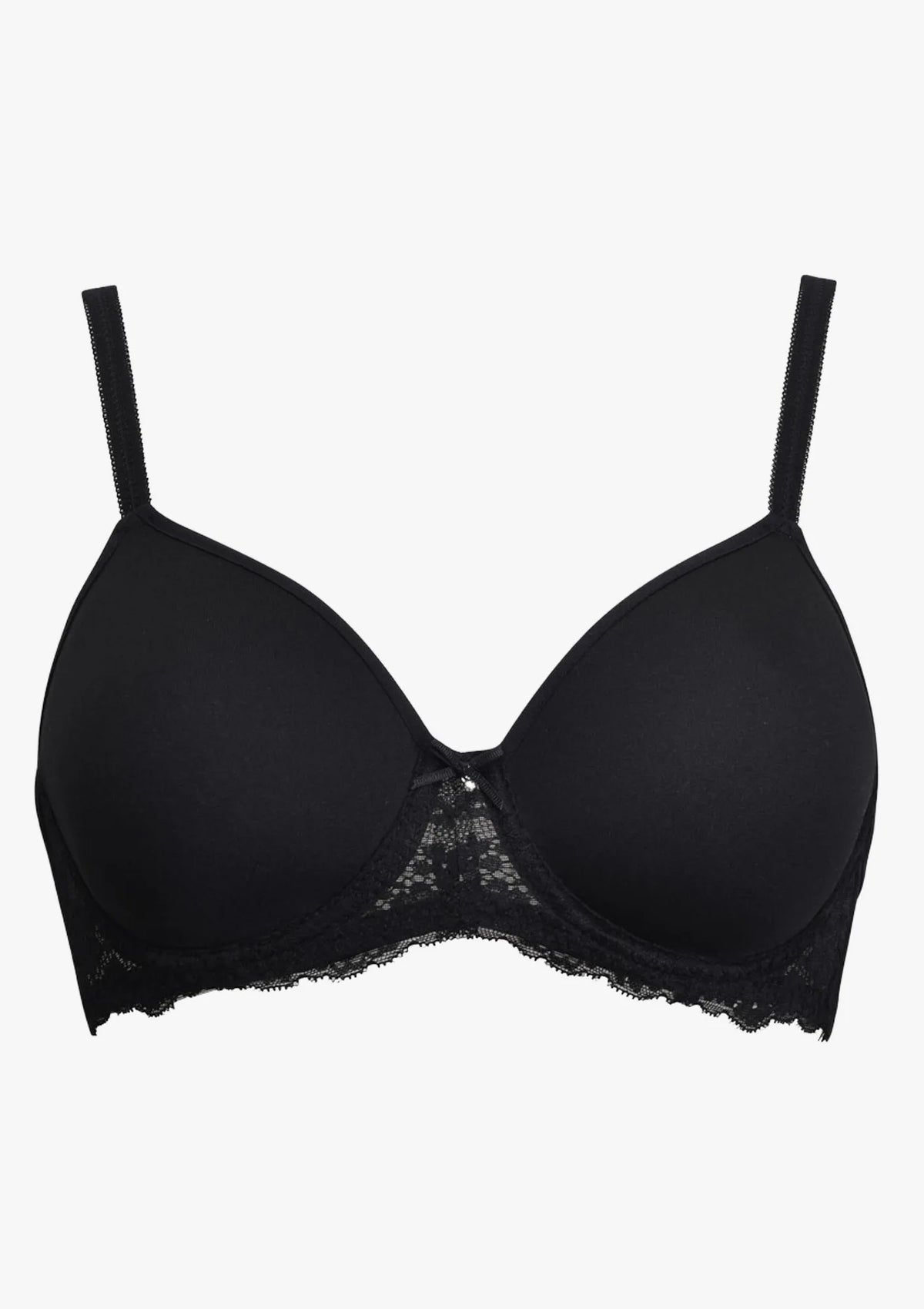 Sielei Allure 2686 biustonosz czarny spacer z koronką