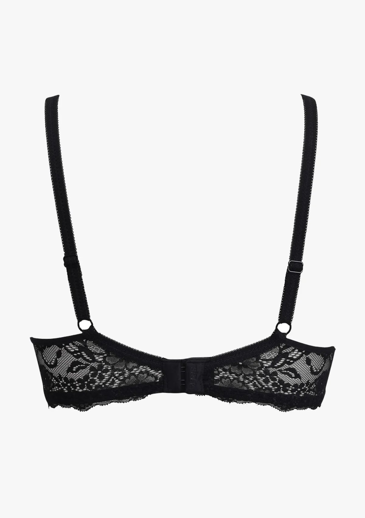 Sielei Allure 2686 biustonosz czarny spacer z koronką