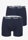 Kappa K1211 bokserki męskie z bawełny, zestaw 2 par granatowe