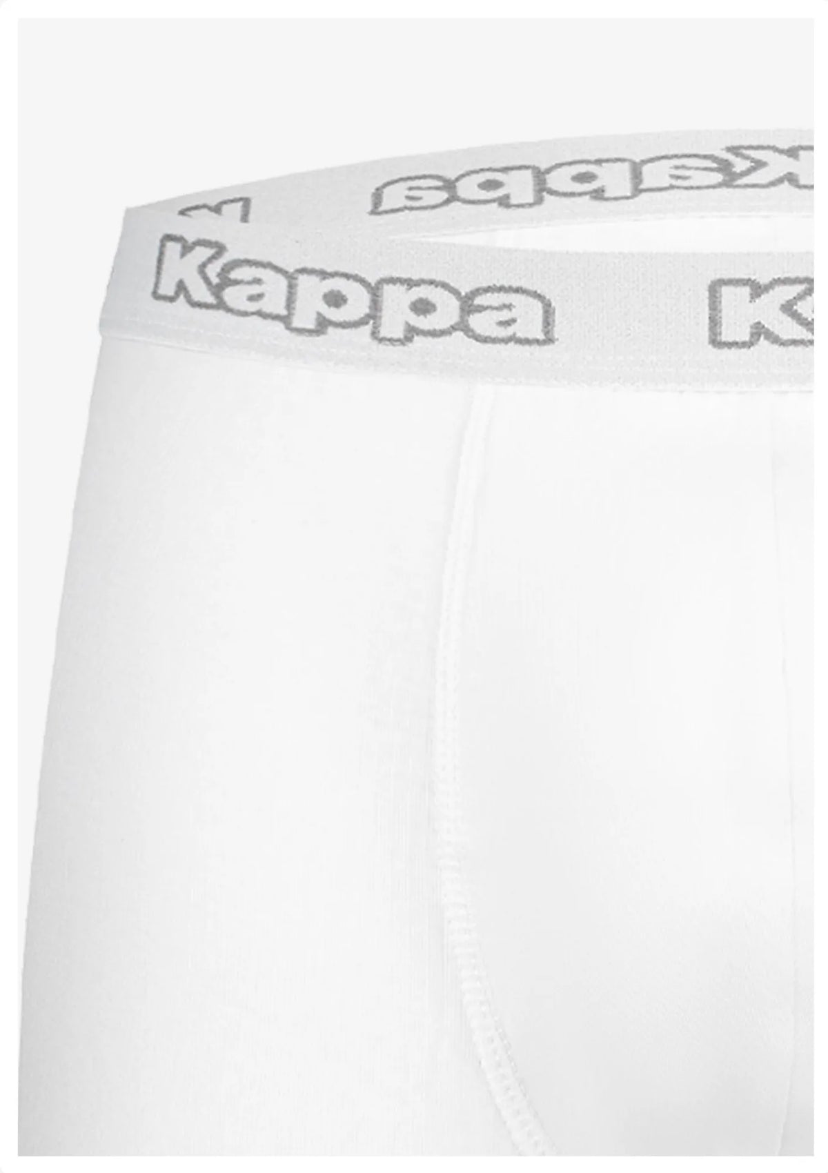 Bokserki męskie 3pack Kappa K1221 białe – bawełniane klasyczne logowana