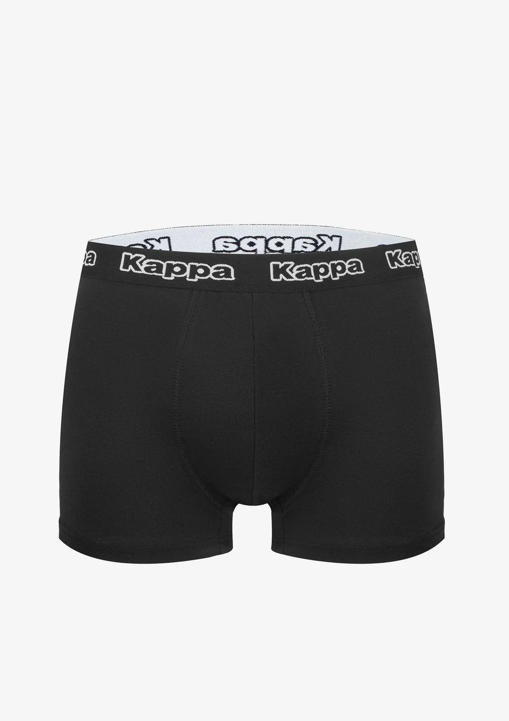 Bokserki męskie 3pack Kappa K1221 czarne – bawełniane klasyczne logowana