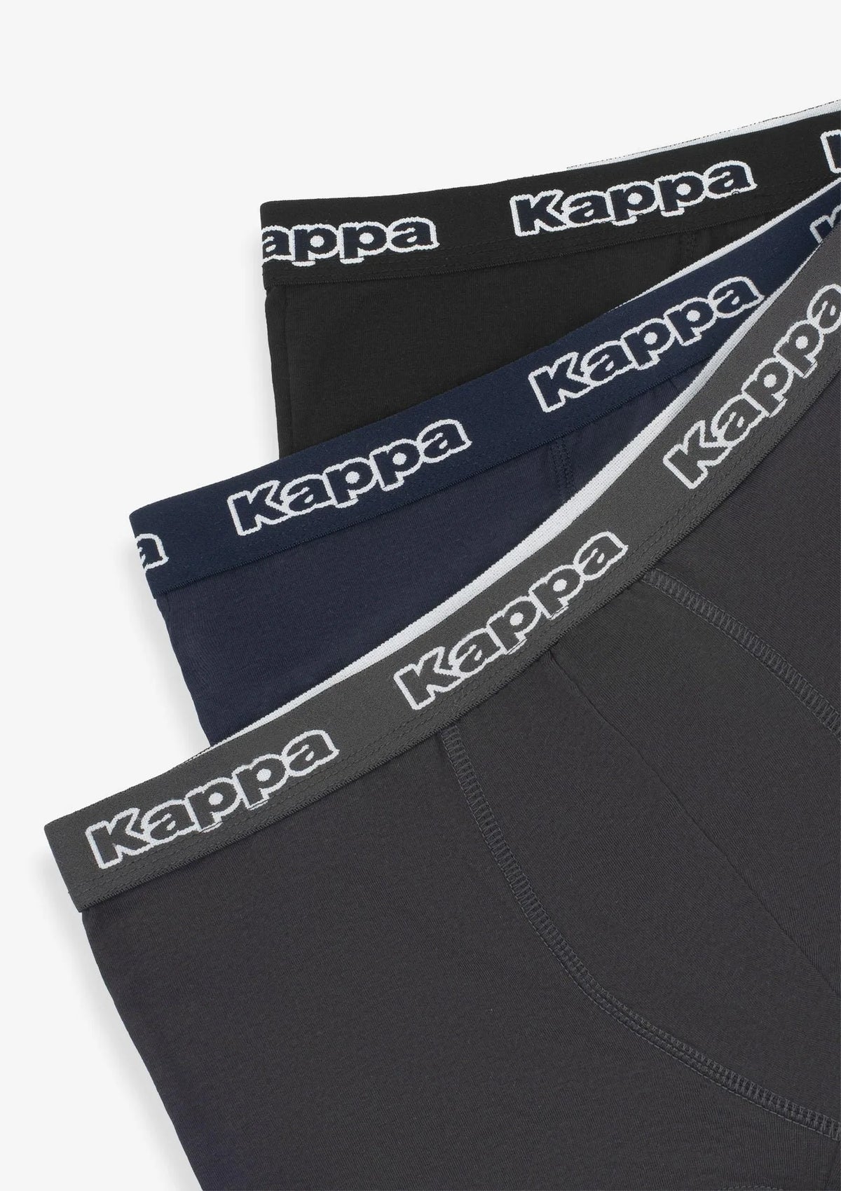 Bokserki męskie 3pack Kappa K1221 – bawełniane klasyczne logowana
