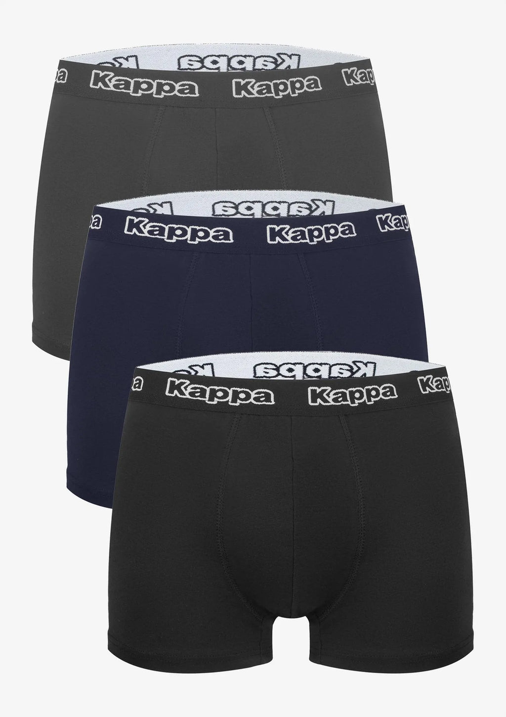Bokserki męskie 3pack Kappa K1221 – bawełniane klasyczne logowana