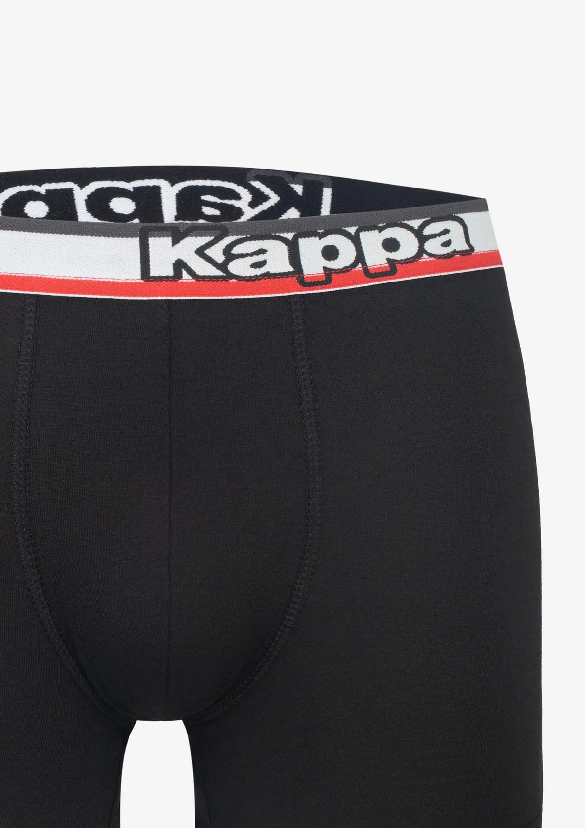 Bokserki męskie Kappa K1214 sportowe z bawełny, 2 szt. czarne