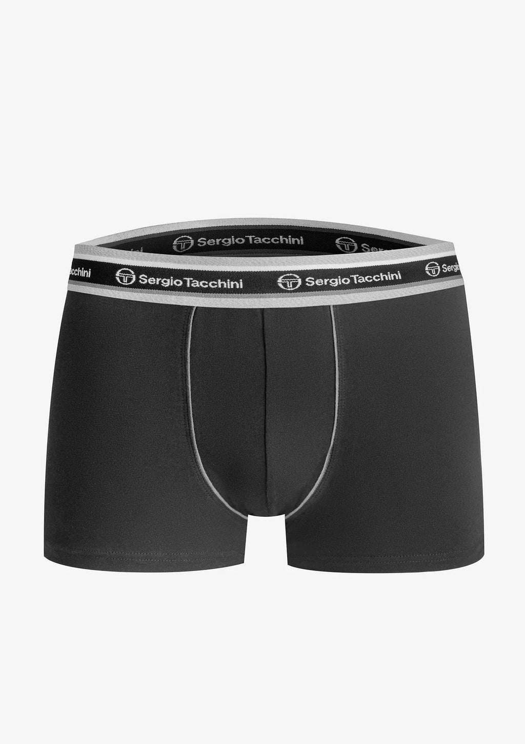 Bokserki męskie Sergio Tacchini 9000, zewnętrzny pas czarne