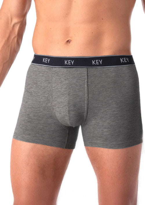 Bokserki Key MXH 222 klasyczne, gładkie