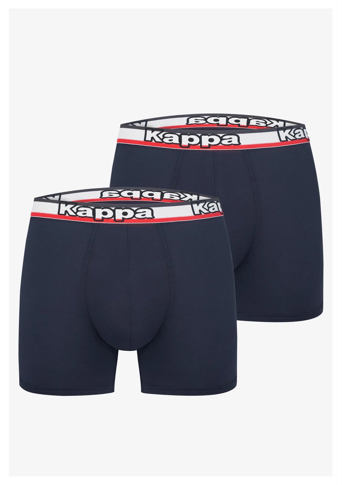 Bokserki męskie Kappa K1214 sportowe z bawełny, 2 szt. granatowe