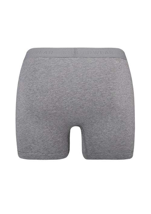 Bokserki szorty Key MXM 017 melanżowe, nogawka 30 cm, gładkie