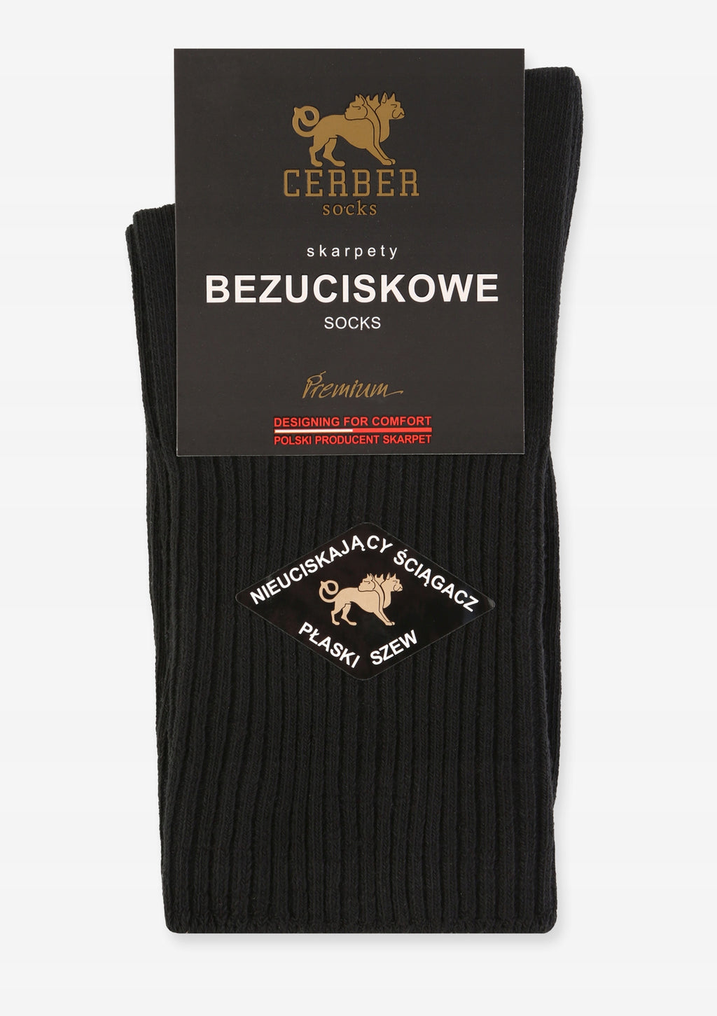 Zestaw na mikołajki dla męża skarpety bezuciskowe Cerber