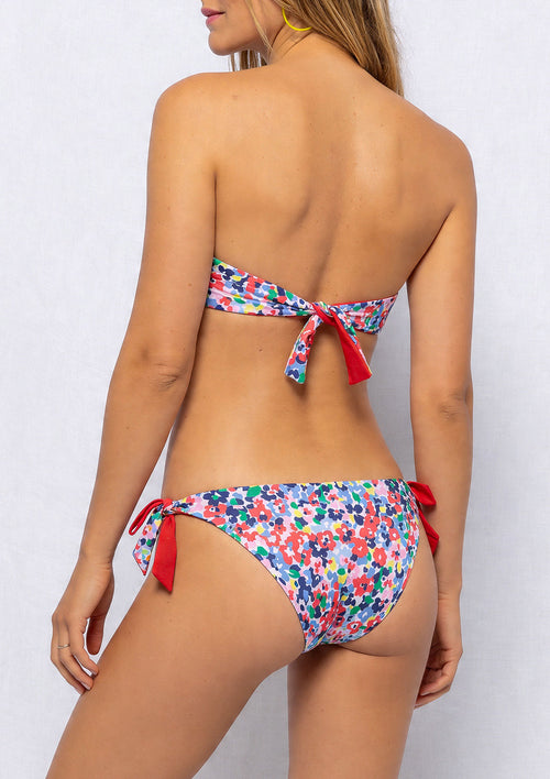 Dwuczęściowy strój kąpielowy z opaską bandeau BC5562 Sielei, dwustronny