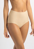 Figi damskie modelujące z wysokim stanem Comfort Fit 1849 Sielei, beżowe