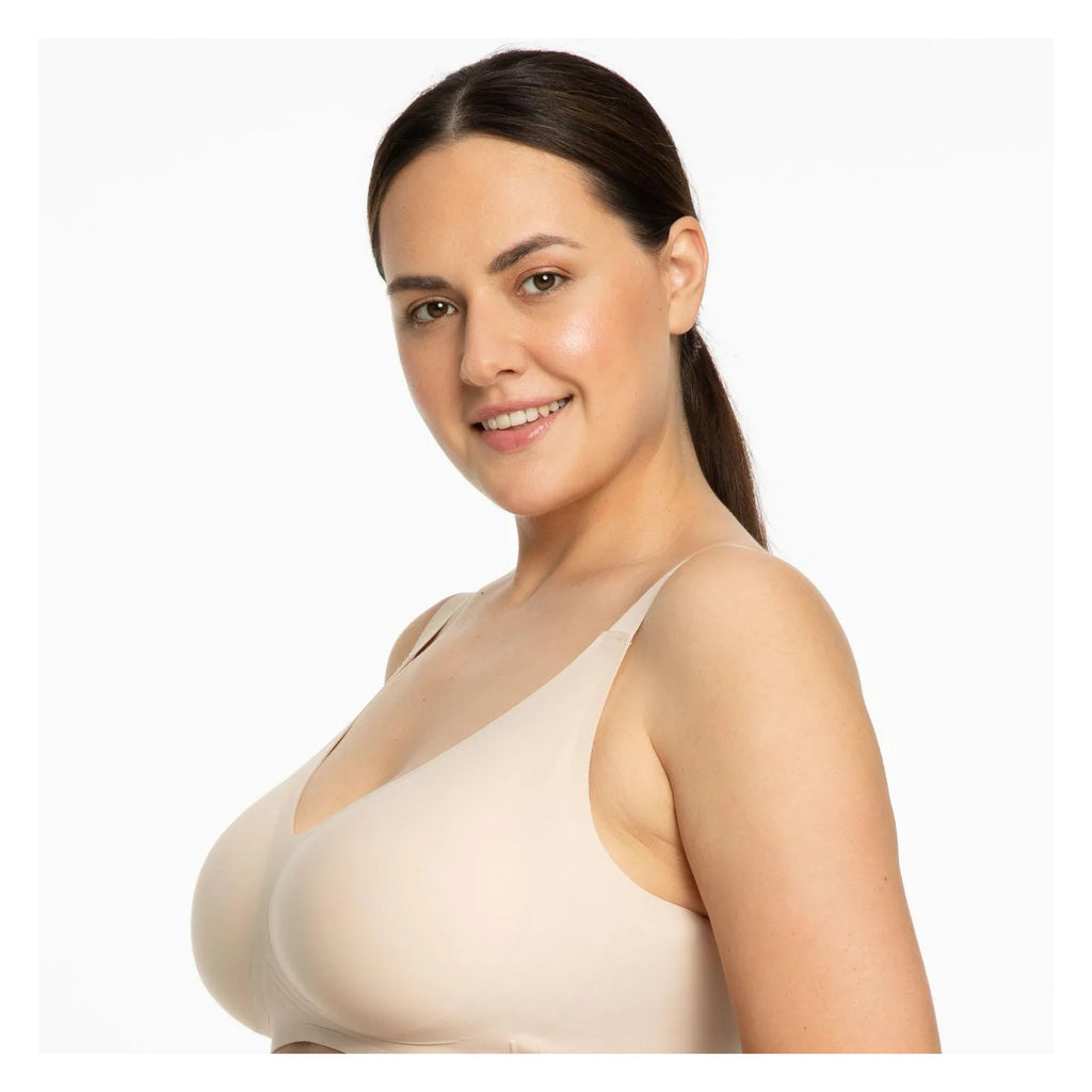 Julimex Jelly Bra Comfort biustonosz beż szerokie boki, żel 3D