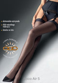 Cienkie pończochy do paska Coco Air 5 Lux Line Marilyn, 5 den, matowe